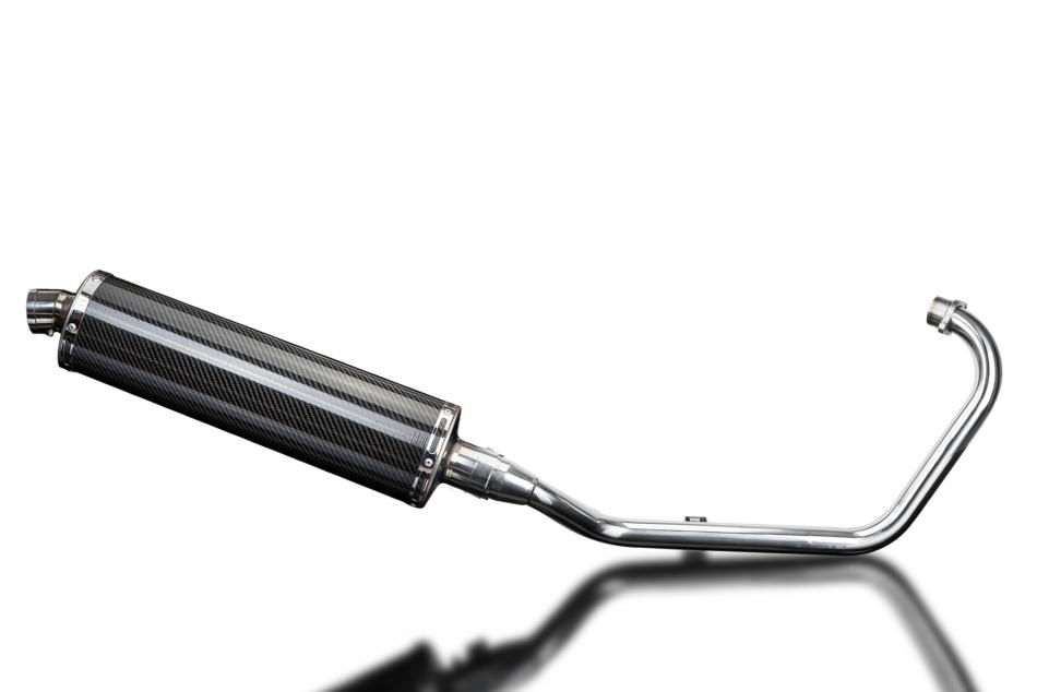 HONDA CB125F 2015-2018 Echappement Complet Silencieux 450 Ovale Carbone
