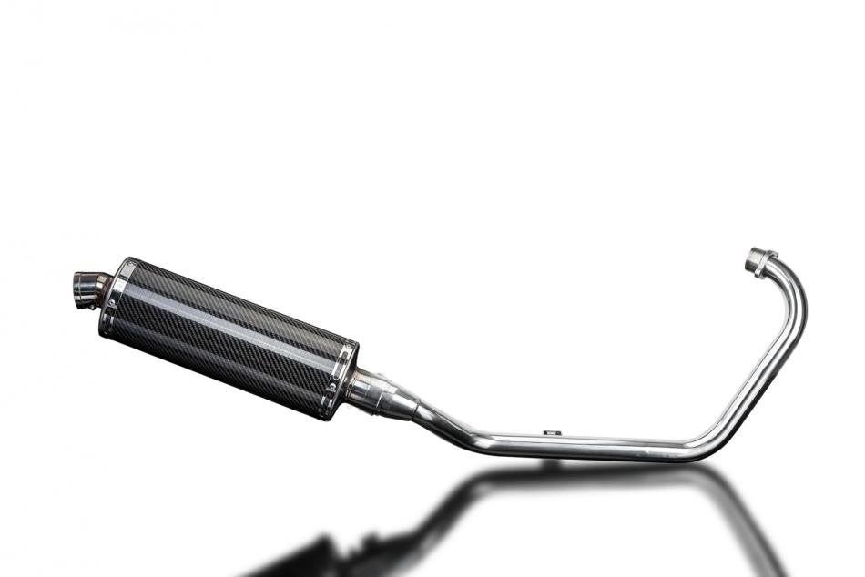 HONDA CB125F 2015-2018 Echappement Complet Silencieux 350mm Ovale Carbone