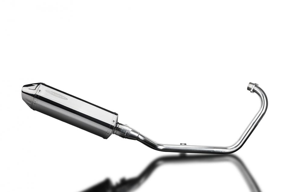 HONDA CB125F 2015-2018 Echappement Complet Silencieux 320mm Tri-Ovale Inox