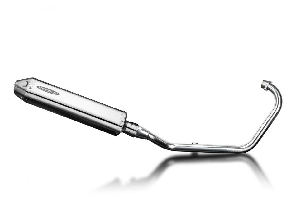 Honda CB125F 2015-2018 Echappement Complet Silencieux 420mm Tri-Ovale Inox