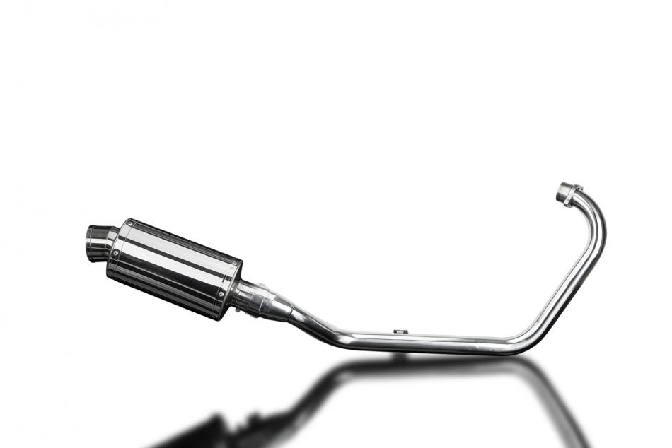 HONDA CB125F 2015-2018 Echappement Complet Silencieux 225mm Ovale Inox PISTE