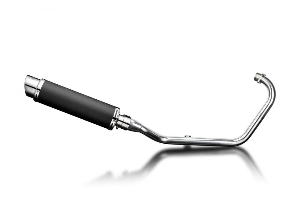 HONDA CB125F 2015-2018 Echappement Complet 350mm rond Carbone silencieux