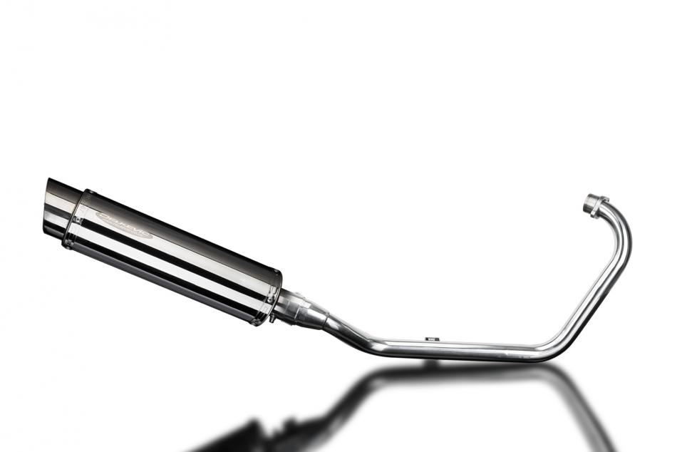 HONDA CB125F 2015-2018 Echappement Complet Silencieux 350mm Rond Inox