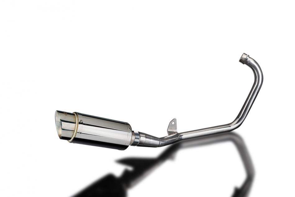 YAMAHA YBR125ED 2005-16 Echappement Complet silencieux 200 Rond Inox PISTE