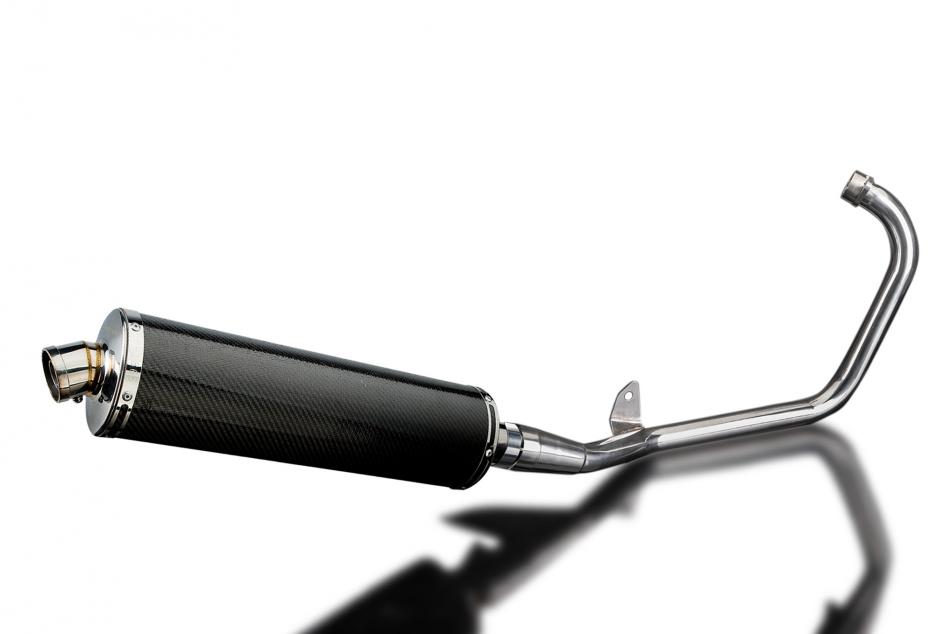 YAMAHA YBR125ED 2005-16 Echappement Complet Silencieux 450 Ovale Carbone