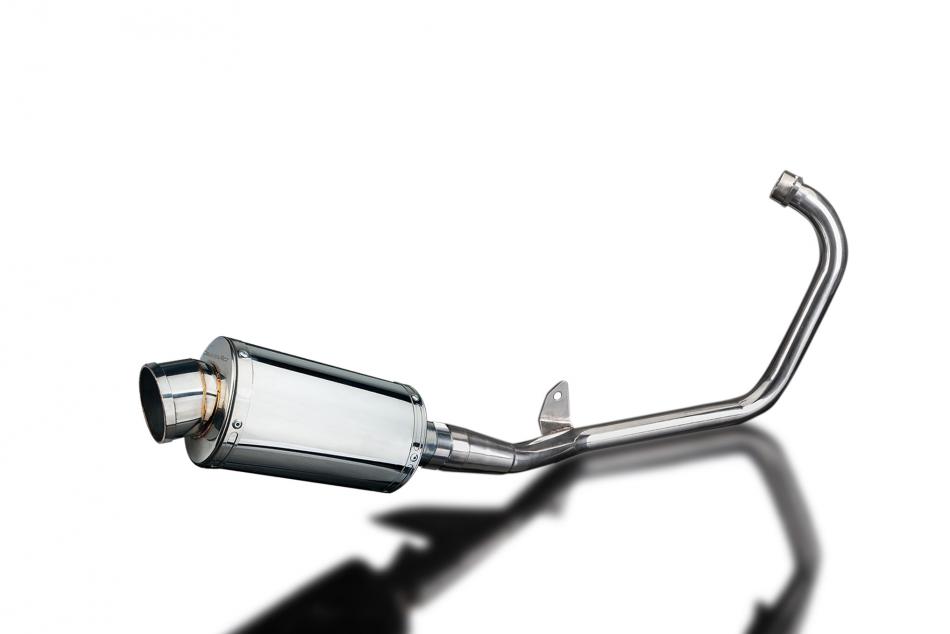 YAMAHA YBR125ED 2005-2016 Echappement Complet Silencieux 225 Ovale Inox PISTE