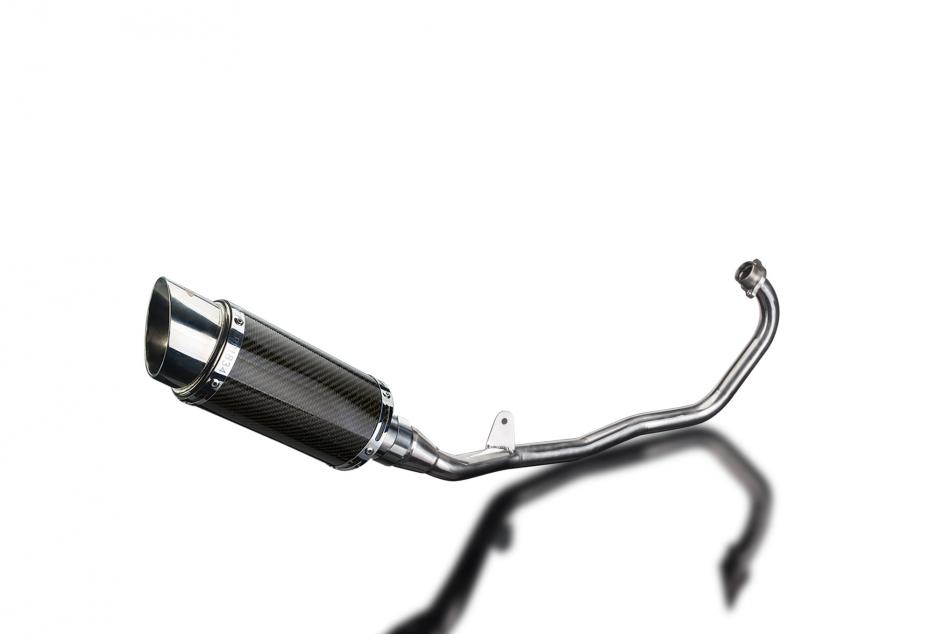 HONDA CBR125R 2011-2018 Echappement Complet 200mm Rond Carbone PISTE