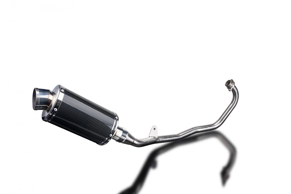 HONDA CBR125R 2011-2018 Echappement Complet Silencieux 225mm Ovale Carbone PISTE
