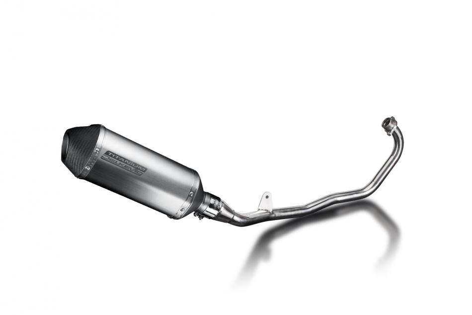 Honda CBR125R 2011-2018 Echappement Complet 2-1 Silencieux 260mm X-Ovale Titane