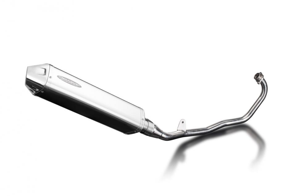 Honda CBR125R 2011-2018 Echappement Complet 4-1 Silencieux 420mm Tri-Ovale Inox