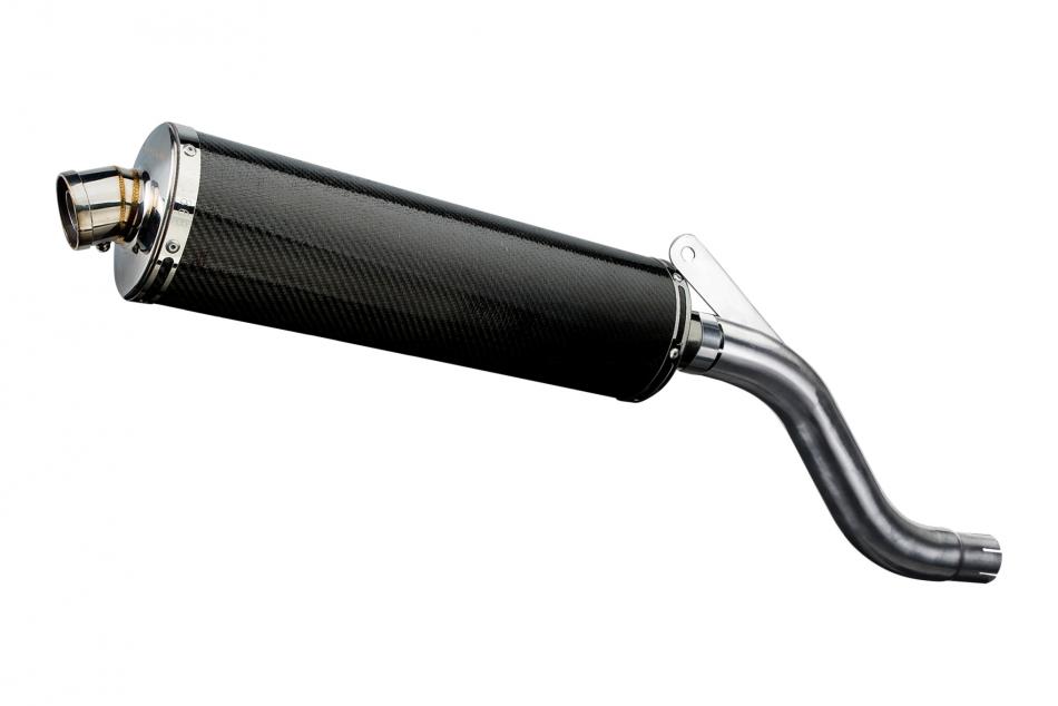 YAMAHA XT600 E 1990-2005 Echappement Silencieux 450mm Ovale Carbone