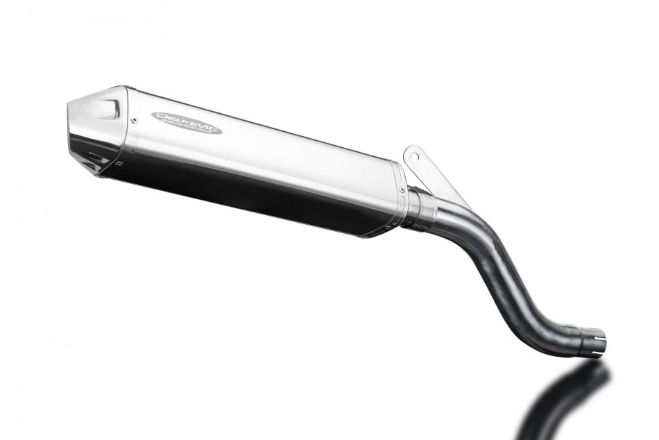 Yamaha XT600E 1990-2005 Echappement KIT-Silencieux 420mm Tri-Ovale Inox