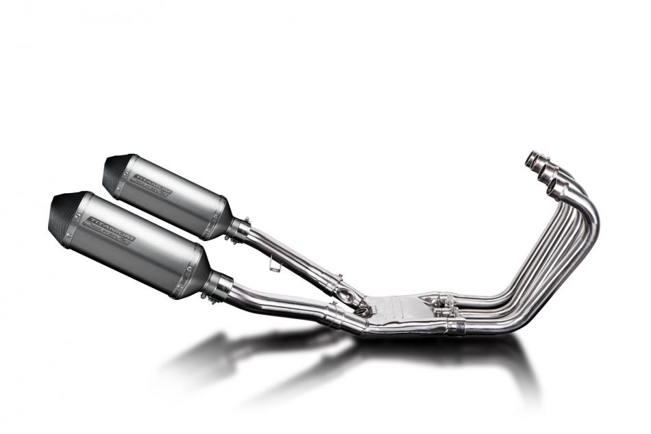 Yamaha FJ1200 3XW 91-96 Echappement Complet 4-2 Silencieux 260mm X-Ovale Titane