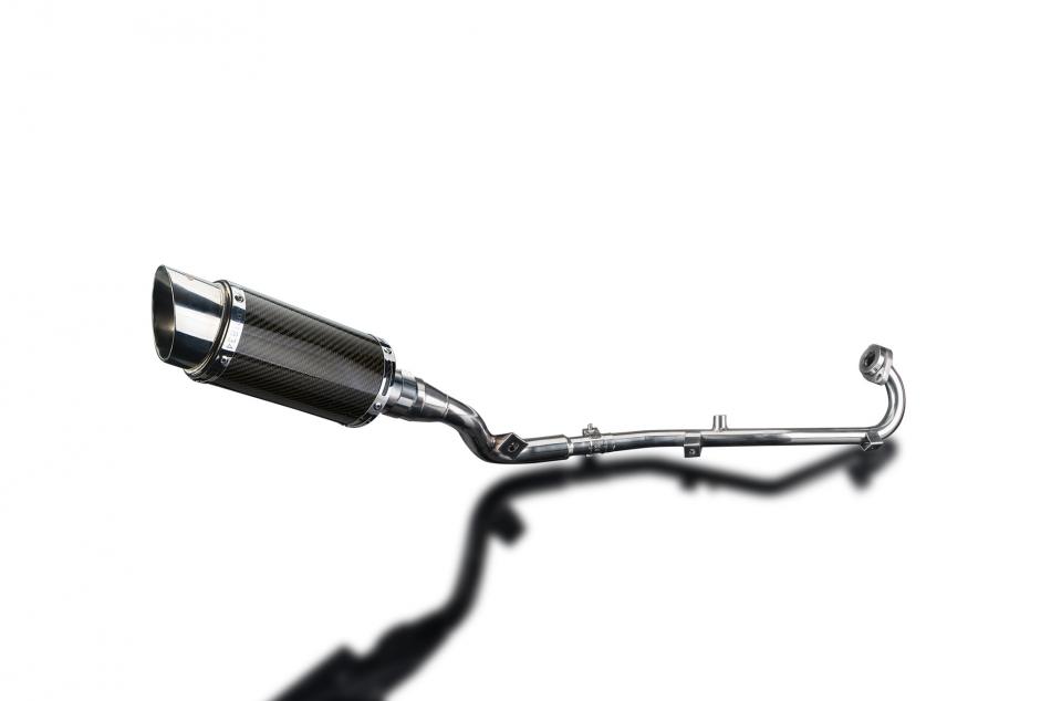 SUZUKI DR125SM 2009-2014 Echappement Complet 200mm Rond Carbone PISTE