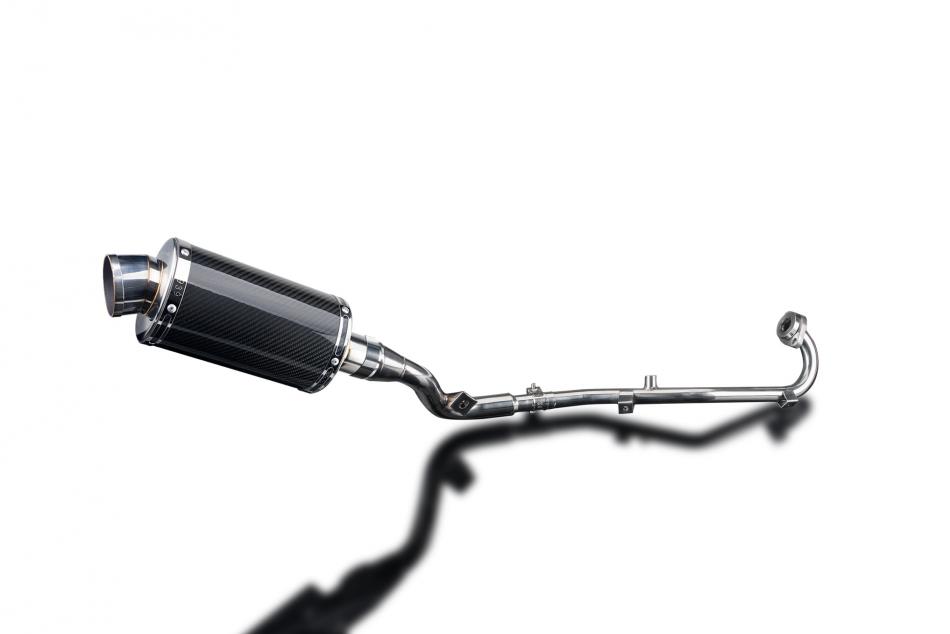 SUZUKI DR125SM 2009-2014 Echappement Complet 225mm Ovale Carbone PISTE