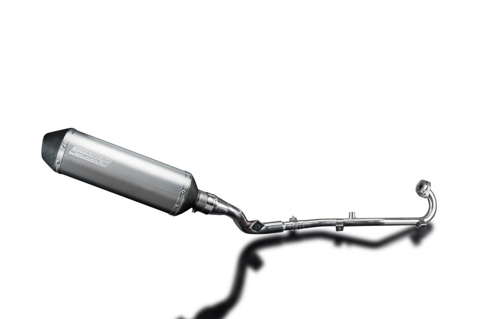 SUZUKI DR125SM 2009-2014 Echappement Complet Silencieux 343mm X-Ovale Titane