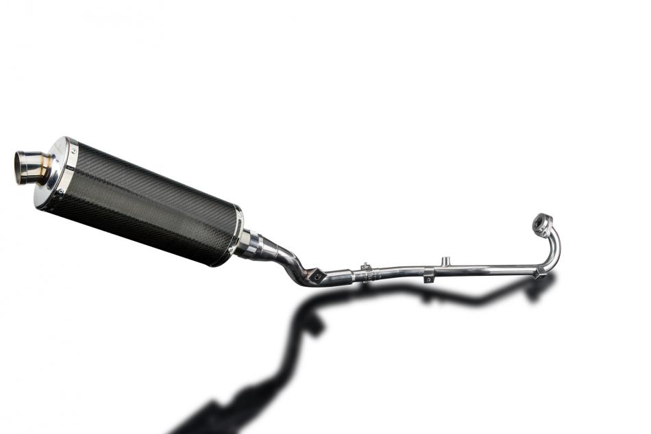 SUZUKI DR125SM 2009-2014 Echappement Complet 350mm Ovale Carbone