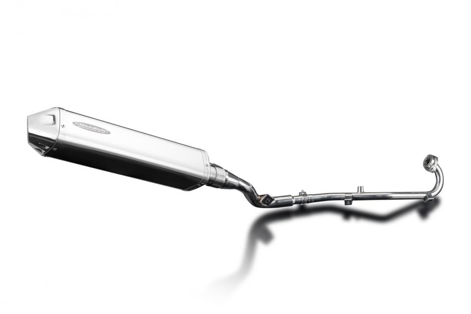 Suzuki DR125SM 2009-2014 Echappement Complet Silencieux 420mm Tri-Ovale Inox