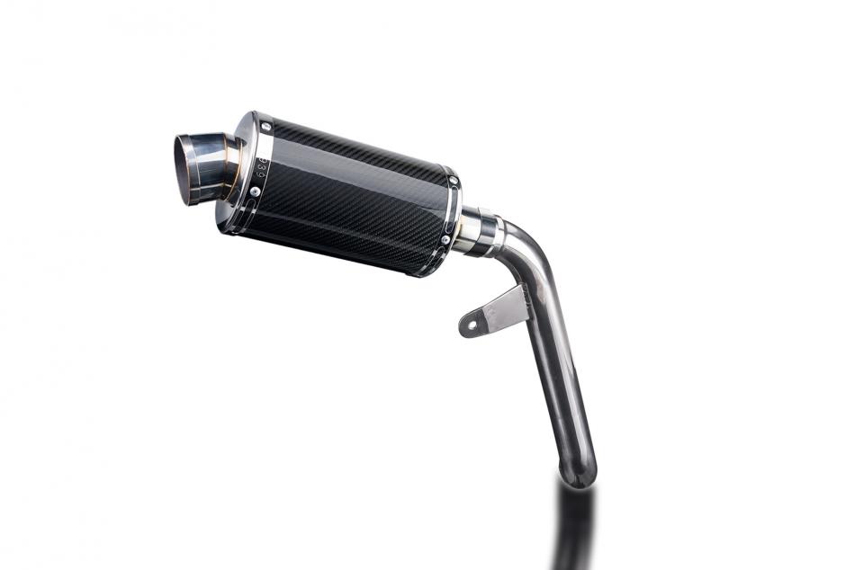 Suzuki SV650 2016-2024 Echappement HAUT Silencieux 225mm Ovale Carbone PISTE