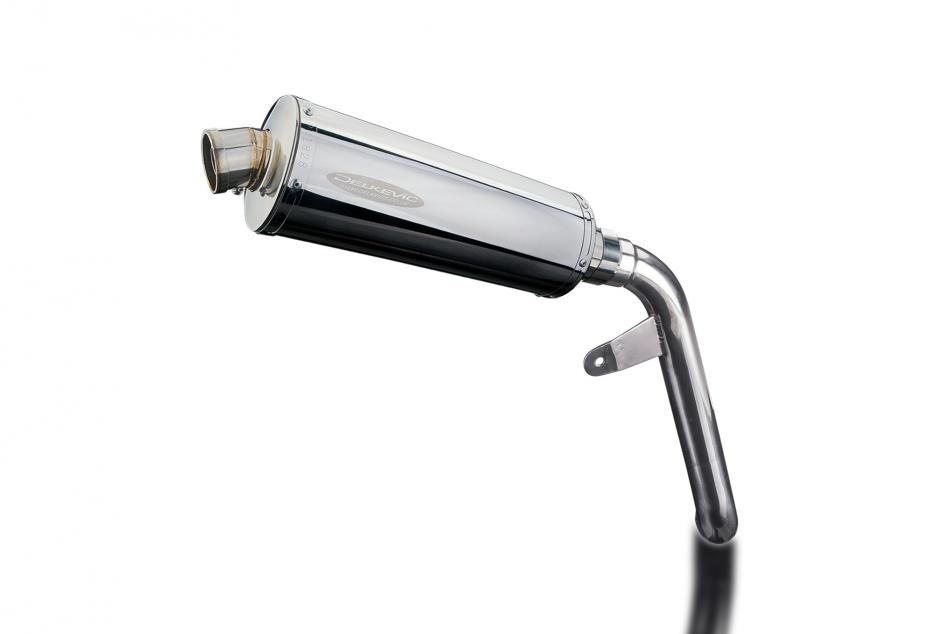 Suzuki SV650 2016-2024 Echappement HAUT Silencieux 350mm Ovale Inox