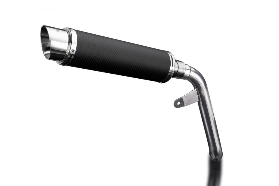 Suzuki SV650 2016-2024 Echappement KIT-Silencieux 350mm Rond Carbone