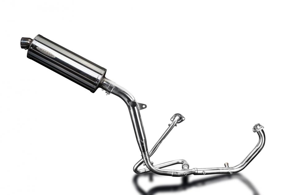 HONDA XL125V VARADERO 2001-2016 Echappement Complet Pot 350mm Ovale Inox