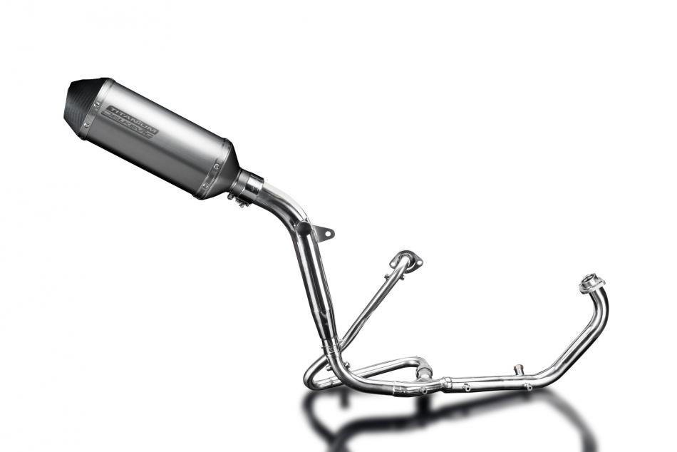 HONDA XL125V VARADERO 2001-2016 Echappement Complet Pot 260mm X-Ovale Titane