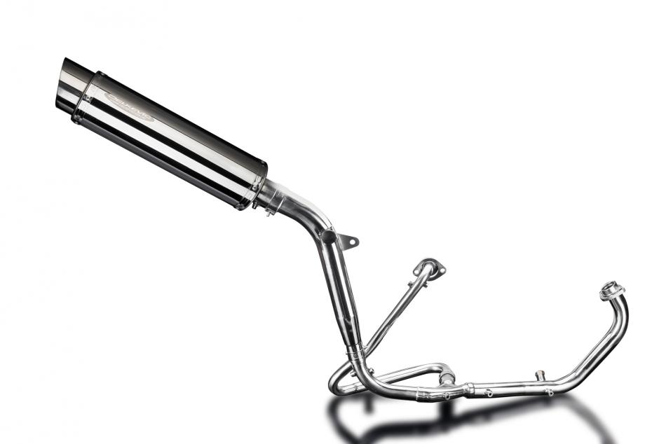 HONDA XL125V VARADERO 2001-2016 Echappement Complet Silencieux 350mm Rond Inox