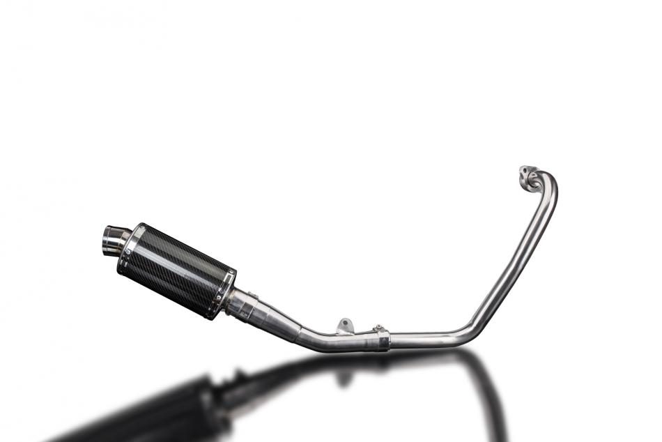 YAMAHA MT125 2014-2019 Echappement Complet Silencieux 225mm Ovale Carbone PISTE