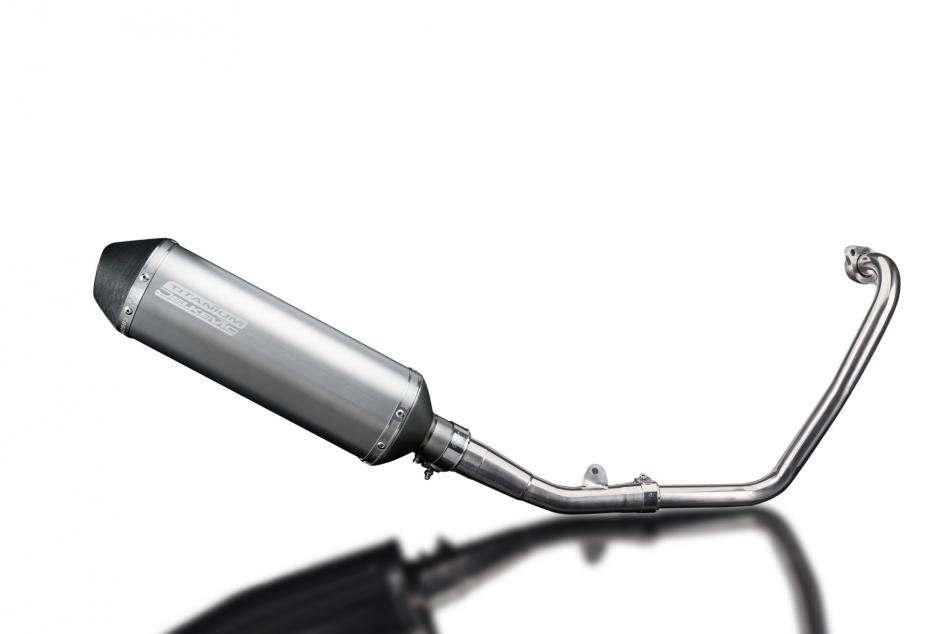 YAMAHA MT125 2014-2019 Echappement Complet Silencieux 343mm X-Ovale Titane