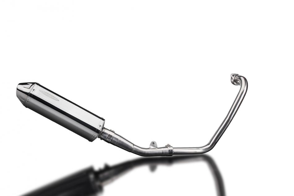 YAMAHA MT125 2014-2019 Echappement Complet Silencieux 320mm Tri-Ovale Inox