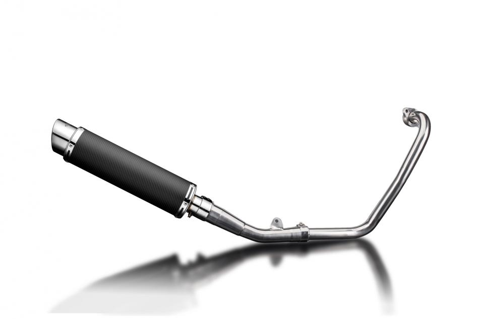 YAMAHA MT125 2014-2019 Echappement Complet Silencieux 350mm Rond Carbone