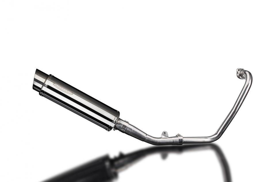 YAMAHA MT125 2014-2019 Echappement Complet Silencieux 350mm Rond Inox