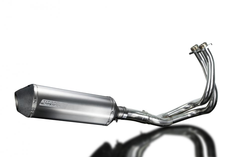 Kawasaki Z650 2017-2023 Echappement Complet 2-1 Silencieux 343mm X-Ovale Titane