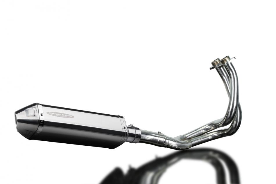 Kawasaki Z650 2017-2023 Echappement Complet 2-1 Silencieux 320mm Tri-Ovale Inox