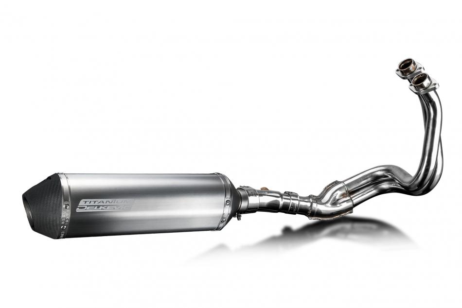 KAWASAKI NINJA 650 2017-2021 Echappement Complet 2-1 Pot 343mm X-Ovale Titane