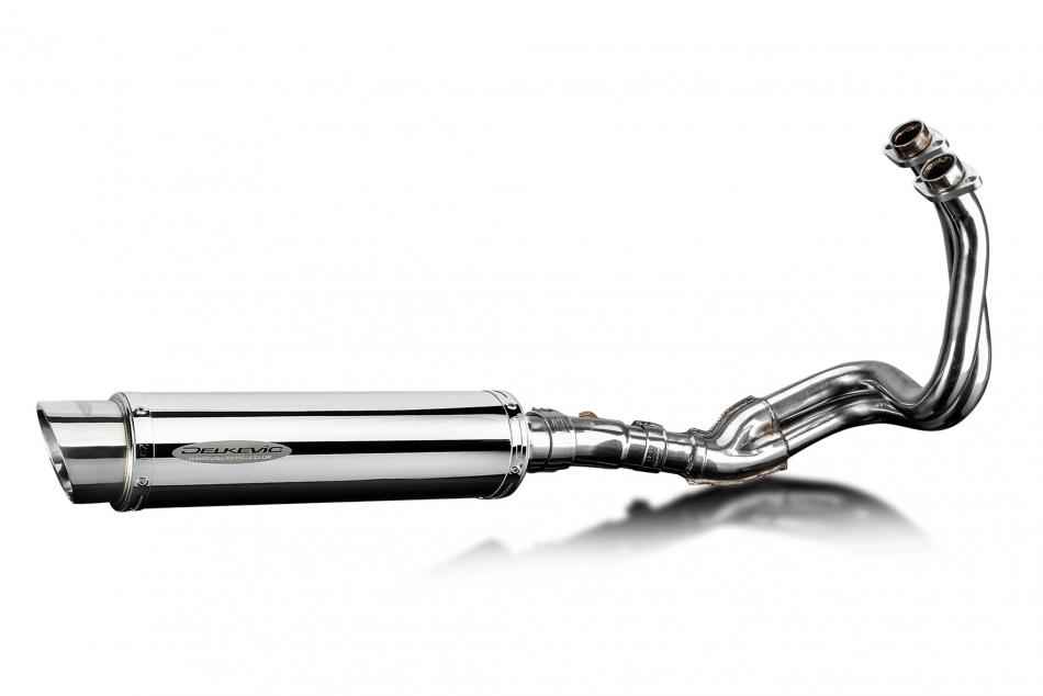 KAWASAKI Ninja 650 2017-2021 Echappement Complet 2-1 Silencieux 350mm Rond Inox