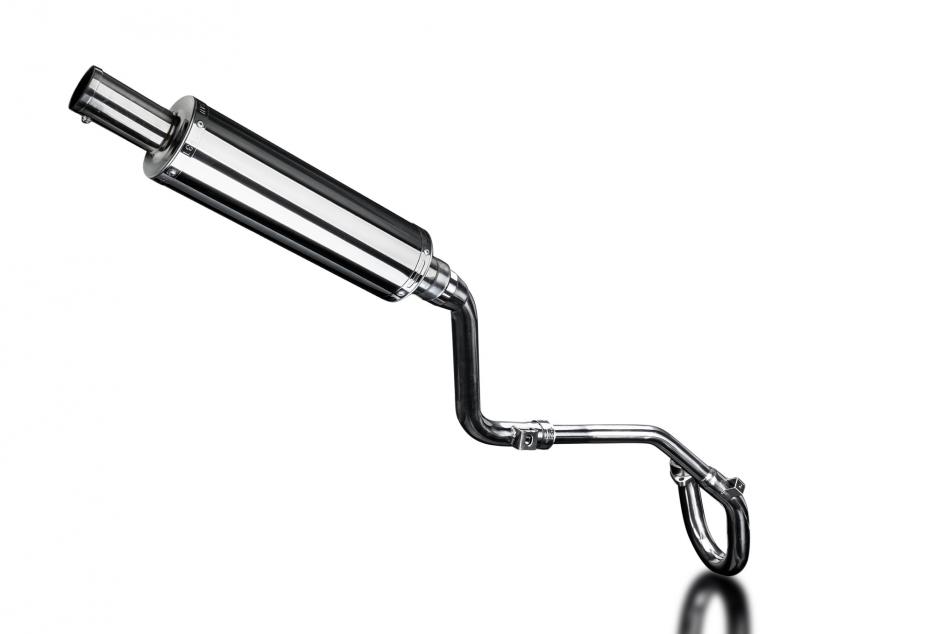 HONDA CRF250L 2012-2016 Echappement Complet Silencieux 350mm Rond-Saucisson Inox