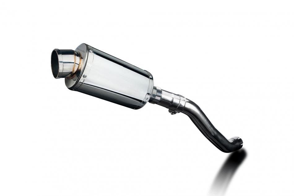 KAWASAKI Z750 2004-2006 Echappement Silencieux 225mm Ovale Inox PISTE