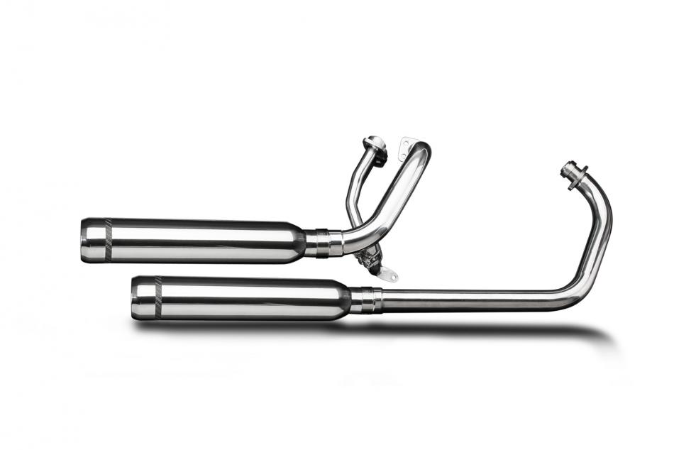 YAMAHA XV125 XV250 VIRAGO 1988-2017 Echappement Complet 2-2 CUSTOM410mm BULLNOSE