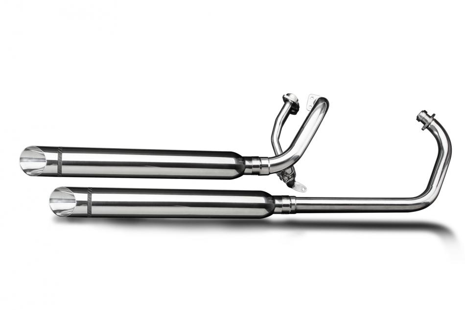 YAMAHA XV125 XV250 VIRAGO 1988-2017 Echappement Complet 2-2 CUSTOM550mm SLASHCUT