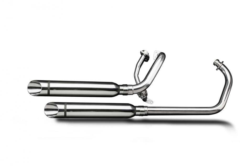 YAMAHA XV125 XV250 VIRAGO 1988-2017 Echappement Complet 2-2 CUSTOM410mm SLASHCUT