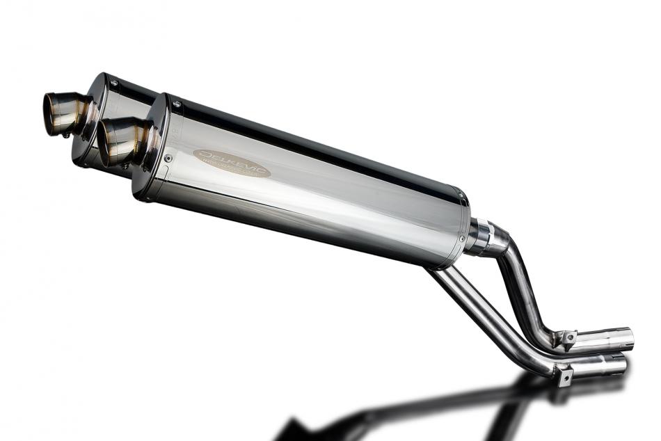 HONDA NX650 DOMINATOR 1995-2002 Echappement Silencieux 450mm Ovale Inox