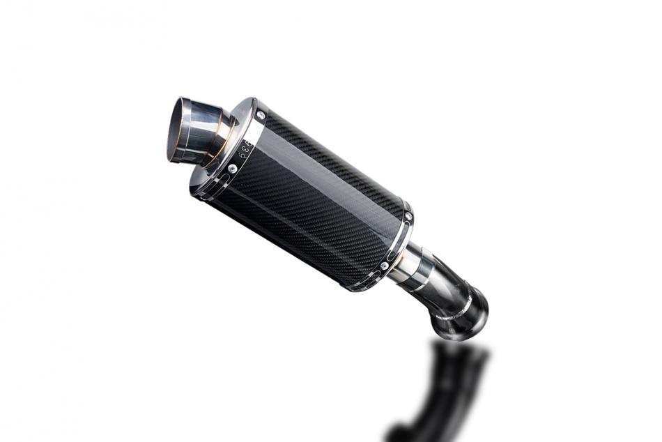 Ducati Hyperstrada Hypermotard 821 939 13-18 KIT-Silencieux 225mm Ovale Carbone