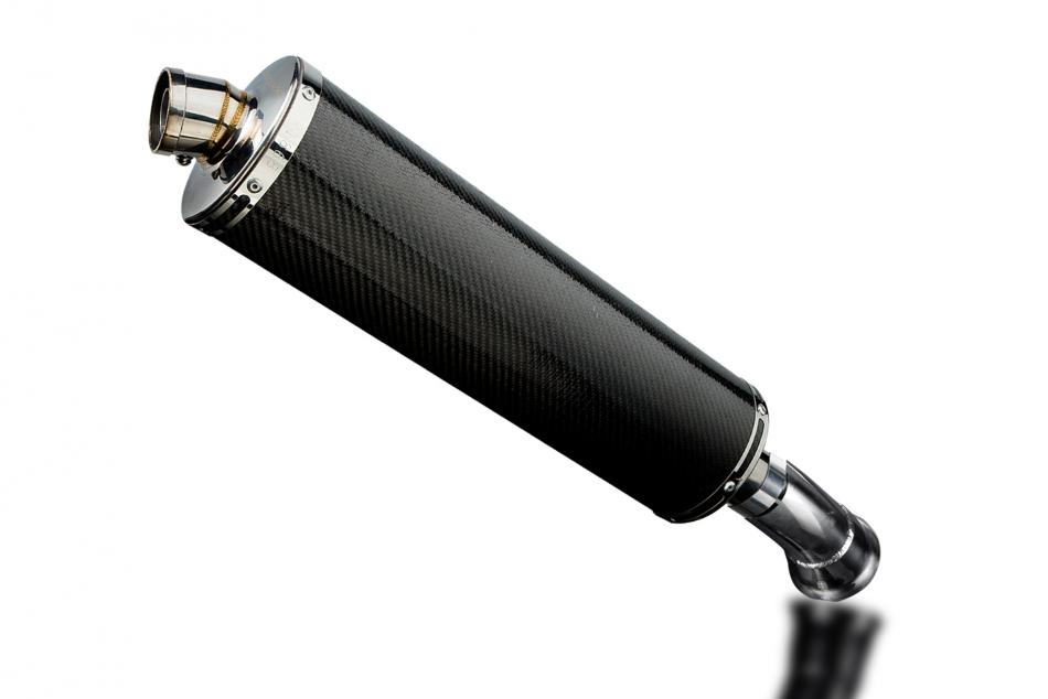 Ducati Hyperstrada Hypermotard 821 939 13-18 KIT-Silencieux 450mm Ovale Carbone