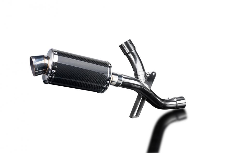 Ducati Multistrada 1200 2016-2018 Echappement KIT-Silencieux 225mm Ovale Carbone