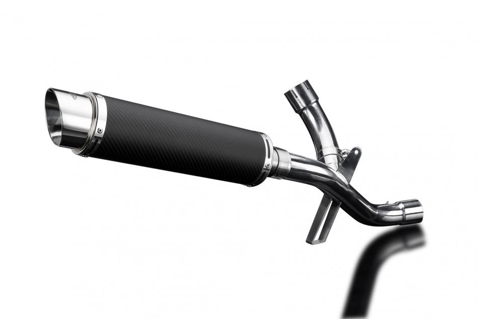 Ducati Multistrada 1200 2016-2018 Echappement KIT-Silencieux 350mm Rond Carbone