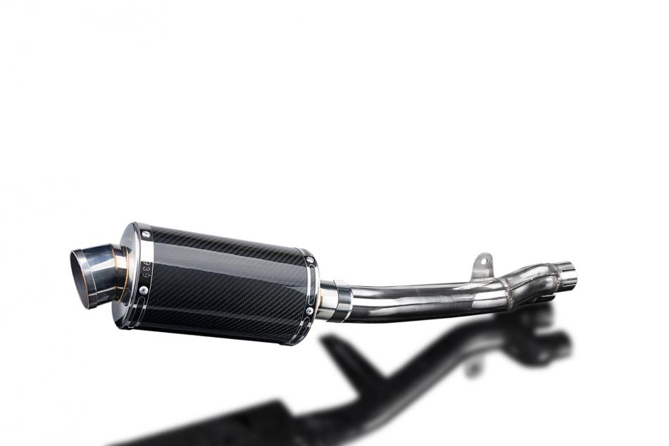 HONDA NT650V DEAUVILLE 1998-2005 Echappement Silencieux 225mm Ovale Carbon PISTE