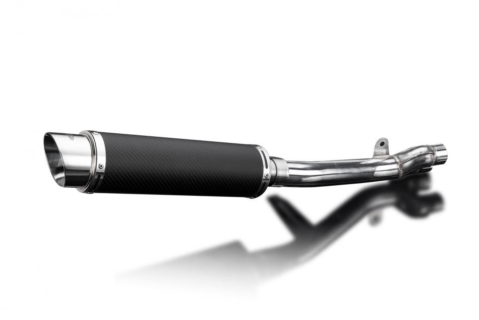 HONDA NT650V DEAUVILLE 1998-2005 Echappement Silencieux 350mm Rond Carbone