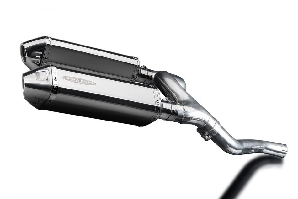 HONDA VFR800 VTEC 2002-2013 Echappement Silencieux 320mm Tri-Ovale Inox